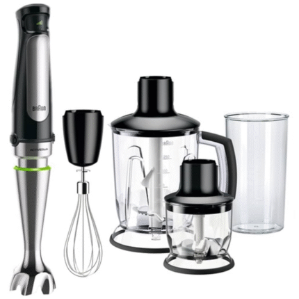 Braun MultiQuick 7 Hand blender MQ7045X Black 1000W, MixerEasyClick Plus System – International Warranty