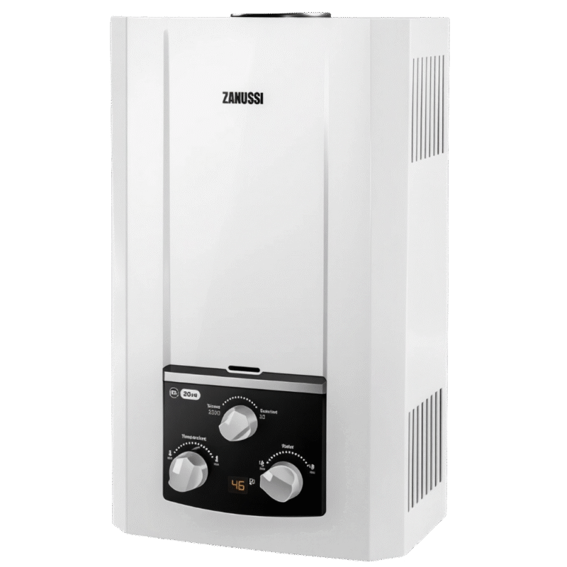 سخان مياه غاز زانوسي 10 لتر ابيض ZYG10113SL-3