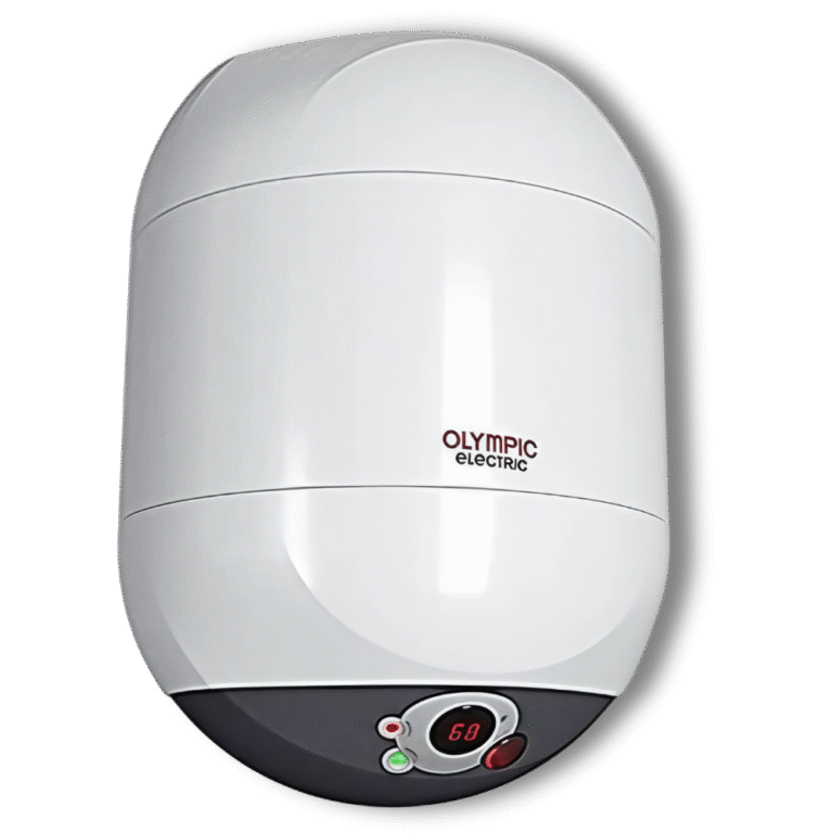 سخان مياه كهربائي أوليمبيك OEEWDG050SWH – 50 لتر – أبيض