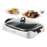 _شواية صحية كينوود – _2000_ وات – غطاء زجاجي – فضي (HG266) (2)