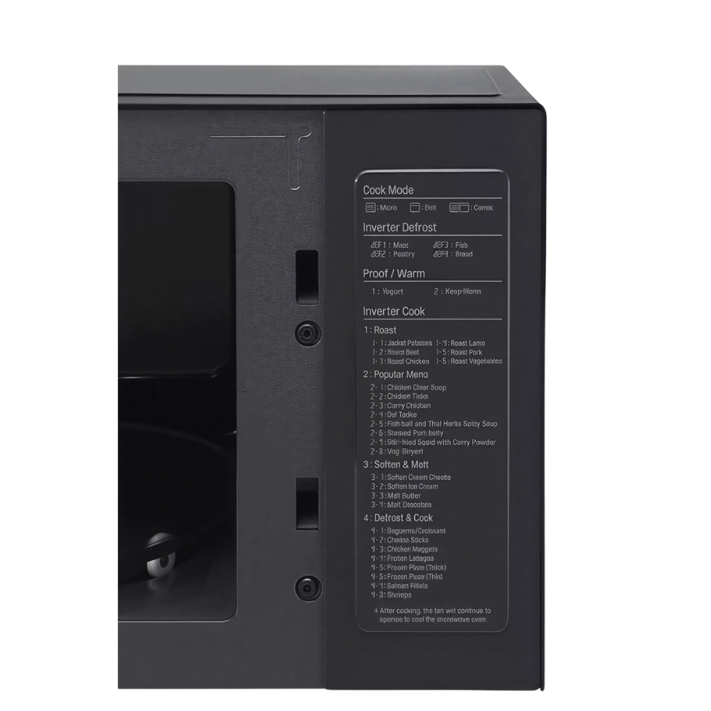 فرن ميكروويف ال جي MH8265DIS – سعة _42_ لتر – شواية مدمجة – تقنية MH8265DIS) – Smart Inverter) (3) فرن ميكروويف ال جي MH8265DIS – سعة 42 لتر – شواية مدمجة – تقنية MH8265DIS) – Smart Inverter)