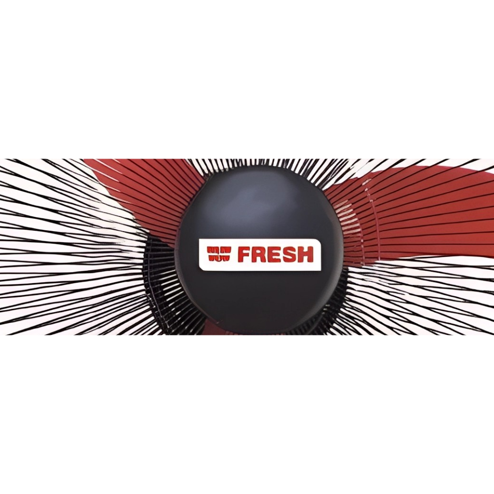 فريش مروحة حائط مع جهاز تحكم عن بعد، أسود، 20 بوصة -GWFR-20، عدد المنافذ 3، 8.0 واط (2)