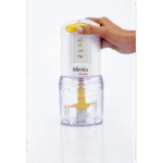 قطّاعة صغيرة من مينتا – 400 وات – مزودة بوعاءين – لون أبيض