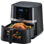 قلاية بلاك آند ديكر AF5800-B5 هوائية – 5.8 لتر – 1800 وات – 12 في 1 – شاشة لمس – أسود