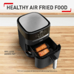 قلاية تيفال Easy Fry Precision 2in1 EY501857 – هوائية رقمية + شواية – 4.2 لتر – 1550 وات – 8 برامج – أسود