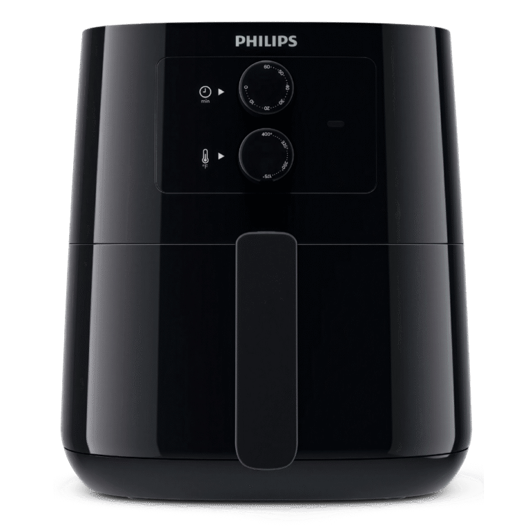 قلاية هوائية فيليبس إيسنشال بتقنية الهواء السريع – سعه 4.1 لتر – 1400 واط – أسود – (HD9200/91)