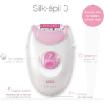 ماكينة إزالة الشعر براون سيلك إبيل 3-3370 – للاستخدام الجاف – بسرعتين وتقنية SmartLight