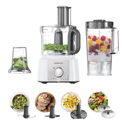 _محضر طعام كينوود – _1000_ وات – أبيض (FDP65.400WH)