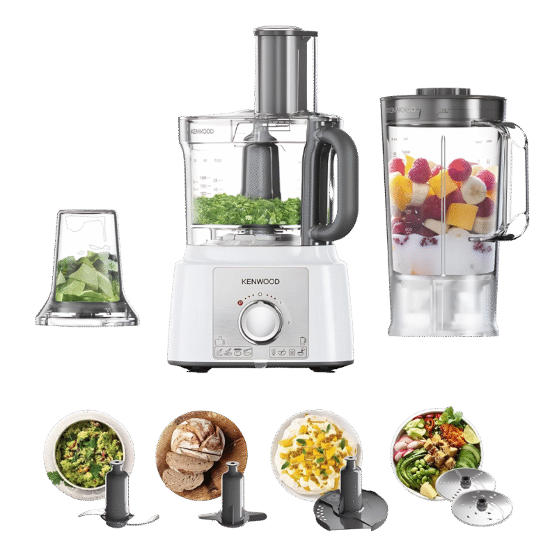 _محضر طعام كينوود – _1000_ وات – أبيض (FDP65.400WH)