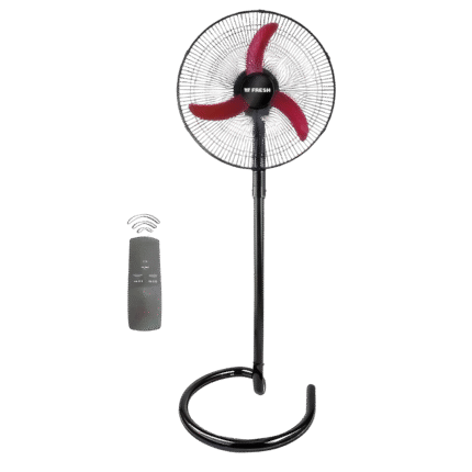 مروحة ستاند فريش، 20 بوصة، 3 سرعات، مزودة بريموت كنترول (GSFR-20)