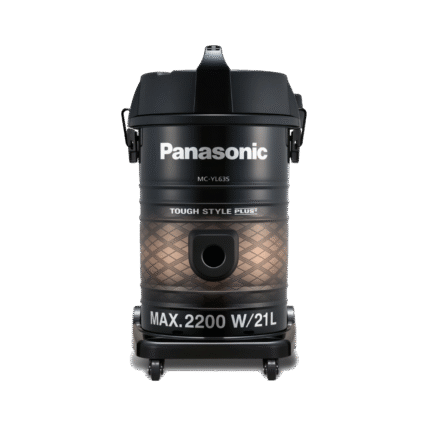 مكنسة باناسونيك كهربائية – ٢١ لتر – ٢٢٠٠ وات – خزان كبير – موديل MC-YL635