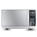 ميكروويف شارب بشواية – سعة ٢٥ لتر – قدرة ٩٠٠ وات – ٦ قوائم طهي تلقائية – لون فضي – R-750MT(R))