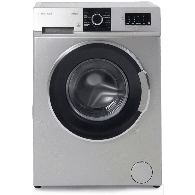 غسالة وايت بوينت فول أوتوماتيك ٨ كجم بالبخار – فضي – WPW81015DSWS