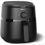 قلاية فيليبس NA120/00 AirFryer L – 4.2 لتر – 1500 وات – 12 برنامج طهي – تقنية الهواء السريع – أسود