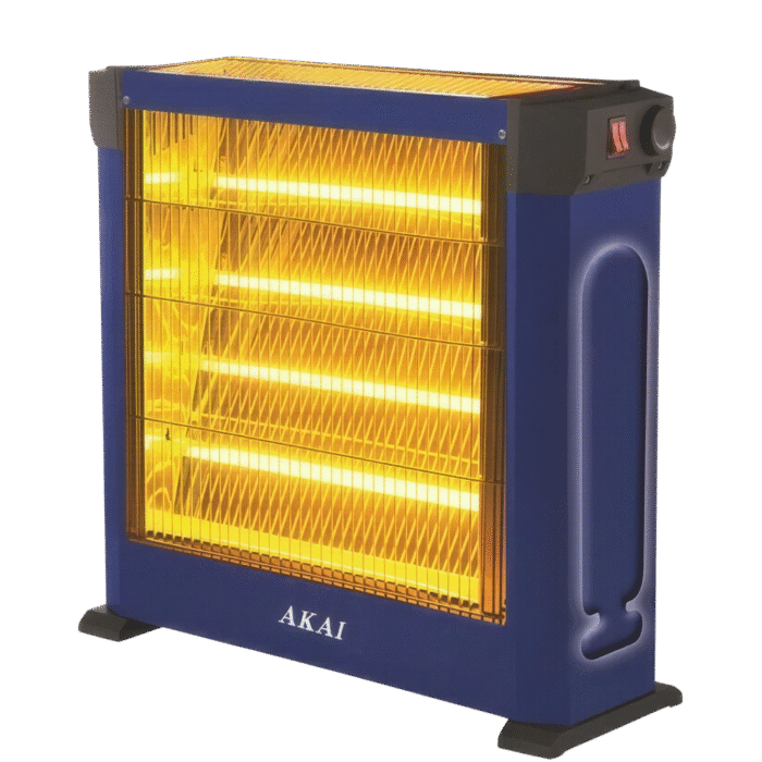 دفاية كهربائية أكاي AK-2970-B – 4 شمعات – 2200 وات – متعددة الألوان