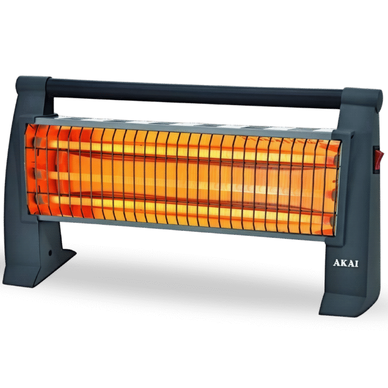 دفاية كهربائية أكاي – 3 شمعات – أسود – (AK-2820)