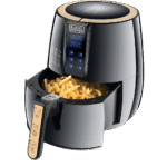 قلاية 4 لتر من بلاك اند ديكر - AF400-B5 - 220 فولت بتردد 50 هرتز، اسود