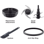 كبة كينوود – _500_ وات – وعاء _500_ مل – شفرة رباعية – وظيفة سحق الثلج – أبيض (CHP61.100WH) (1)