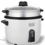 ماكينة طبخ الرز من بلاك اند ديكر RC2850-B5- سعة 2.8 لتر، ابيض
