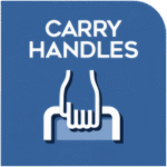 مدفأة عمودية ديلونجي HFS50B20 – 2000 وات – 3 إعدادات طاقة – أزرق/أبيض