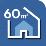 مدفأة عمودية ديلونجي HFS50B20 – 2000 وات – 3 إعدادات طاقة – أزرق/أبيض