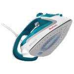مكواة بخار تيفال Easygliss Plus – _2400_ وات – قاعدة دوراليوم – تركوازأبيض(FV5718) (1)
