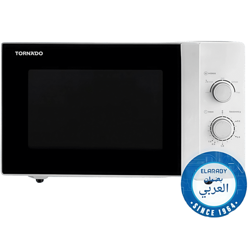 ميكروويف تورنيدو سولو سعة 25 لتر ، 900 وات - لون سيلفر -(TM-25MS)