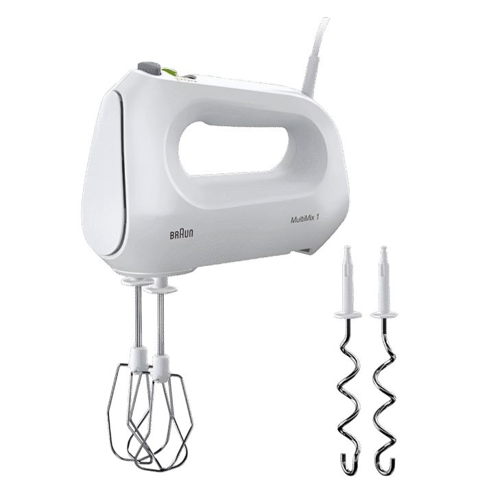 _خلاط يدوي براون – _400_ وات مالتي ميكس– أبيض (HM1010WH)