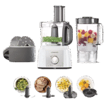 محضر طعام كينوود – _1000_ وات – برو اكسبريس - وعاء _3_ لتر – أبيض (FDP65.450WH )