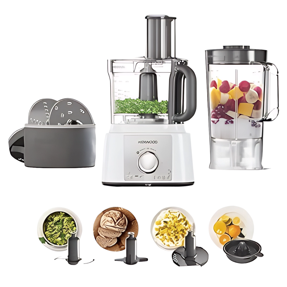 محضر طعام كينوود – _1000_ وات – برو اكسبريس - وعاء _3_ لتر – أبيض (FDP65.450WH ) محضر طعام كينوود – _1000_ وات – برو اكسبريس - وعاء _3_ لتر – أبيض (FDP65.450WH )