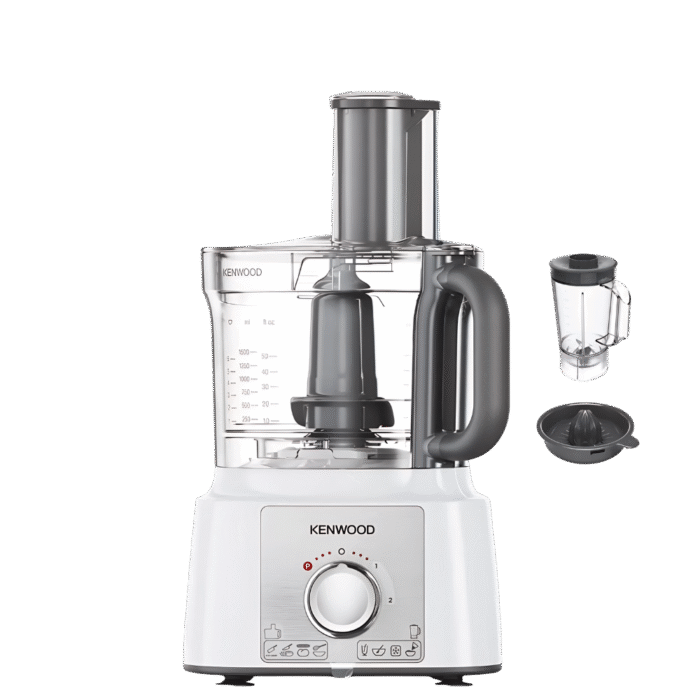 محضر طعام كينوود – _1000_ وات – برو اكسبريس - وعاء _3_ لتر – أبيض (FDP65.450WH ) (2)