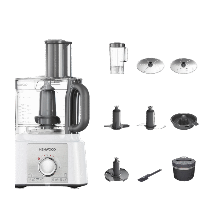 محضر طعام كينوود – _1000_ وات – برو اكسبريس - وعاء _3_ لتر – أبيض (FDP65.450WH ) (3)