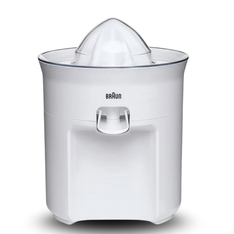 عصارة يدوية كهربائية للحمضيات 60 وات من براون، لون أبيض، موديل (CJ3050-WH)