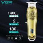 ماكينة حلاقة احترافية لاسلكية في جي آر V-920 – أداء قوي وشحن سريع بشاشة رقمية