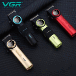 ماكينة حلاقة شعر احترافية في جي آر VGR-001 – للرجال – 9000 دورة/دقيقة – شاشة LED – أسود