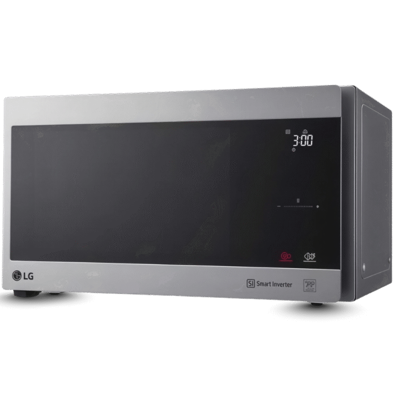 ميكروويف بشواية بتقنية العاكس الذكي موديل  من ال جي، سعة 42 لتر، لون فضي-(MH8295CIS)