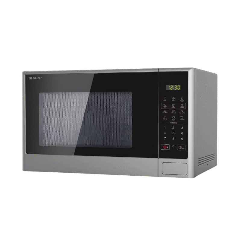 ميكروويف سولو 28 لتر من شارب، 1100 وات 9 قوائم فضي، موديل R-280CR(S)