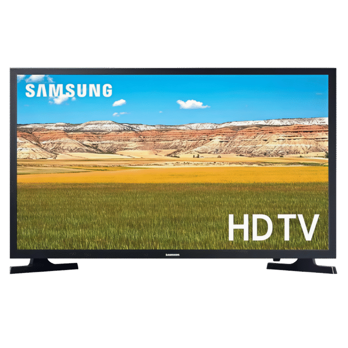 _تلفزيون سامسونج 32 بوصة سمارت LED بدقة HD مع ريسيفر داخلي – أسود – (UA32T5300AUXEG)