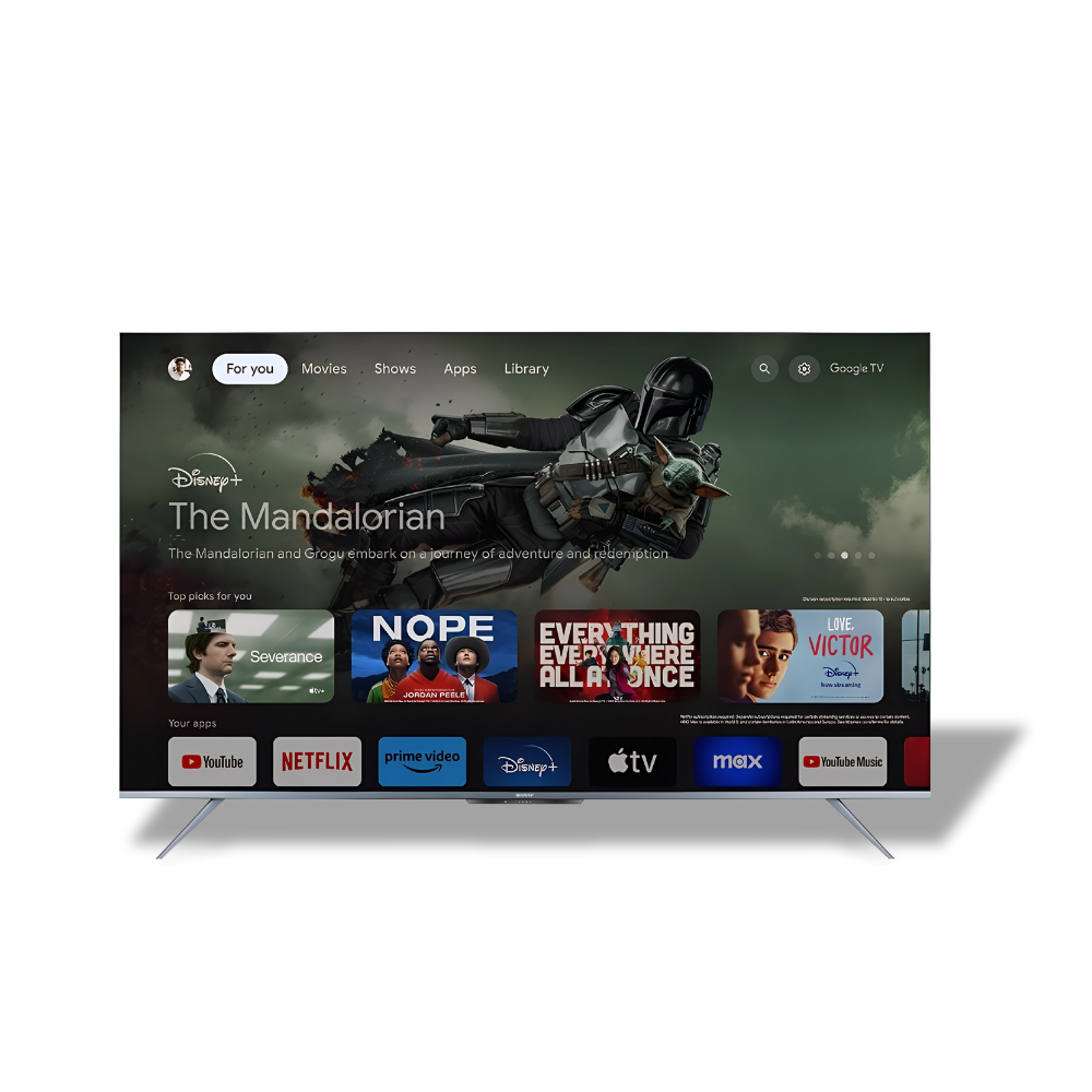 شاشة شارب 55 بوصة 4K سمارت بدون فريم بريسيفر داخلي – (4T-C55FL6EX) شاشة شارب 55 بوصة 4K سمارت بدون فريم بريسيفر داخلي – (4T-C55FL6EX)