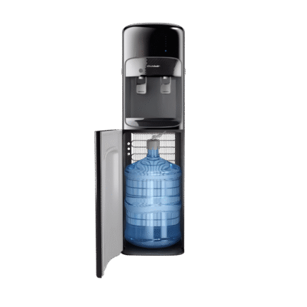 مبرد مياه كولدير “A” كلاسيك مزود بثلاجة – لون أسود – موديل KWD-CFR-B