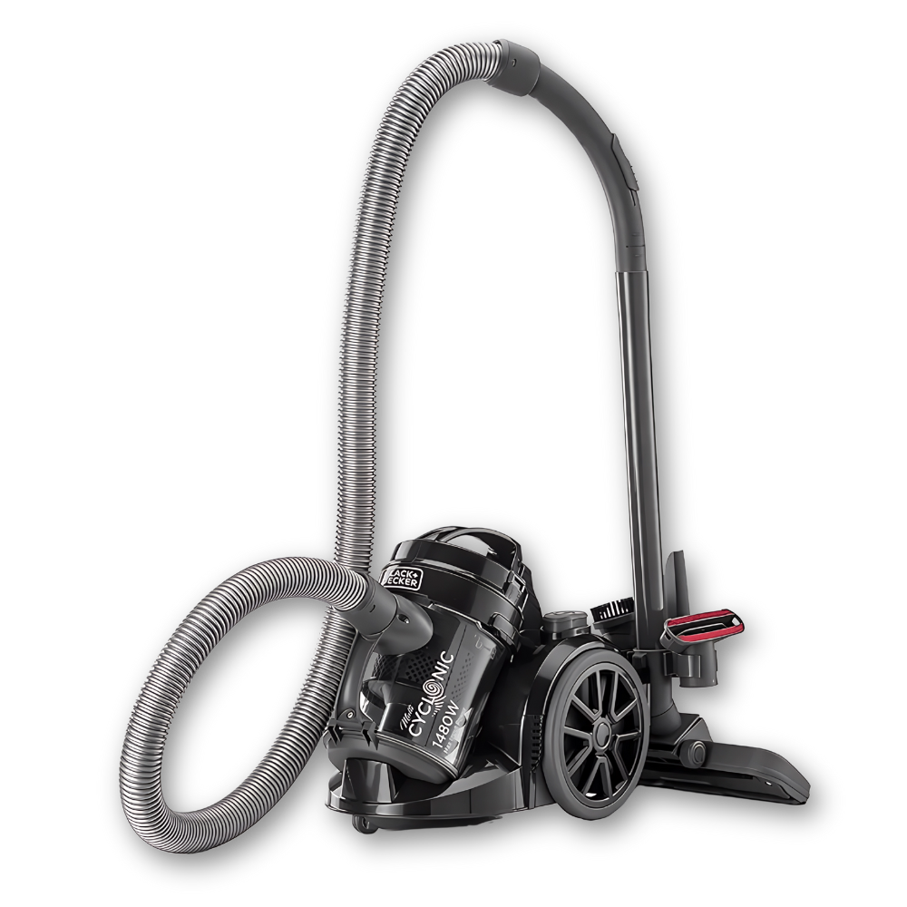 مكنسة-كهربائية-بلاك-آند-ديكر-متعددة-الإعصار-بدون-كيس-بقوة-1300-وات–أسود-VM1480-B5 مكنسة كهربائية بلاك آند ديكر متعددة الإعصار بدون كيس، بقوة 1300 وات – أسود (VM1480-B5)