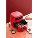 قلاية أرزوم Airtiesty Smart هوائية – 1750 وات – لون أحمر – تعمل بالهواء الساخن