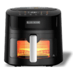 قلاية بلاك آند ديكر AF7210-B5 هوائية رقمية – 7.2 لتر – 1800 وات – 8 في 1 – شاشة لمس LED – تقنية الهواء السريع