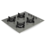 مسطح بلت-إن غاز بِيكو ‎60 سم، 4 شعلة، رمادى – موديل BOCD T 6010 EGE