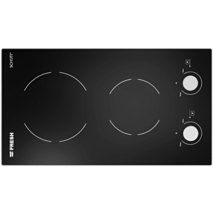 مسطح بلت إن فريش كهرباء - 2 عين زجاج سيراميك حراري VTC 2 Zone
