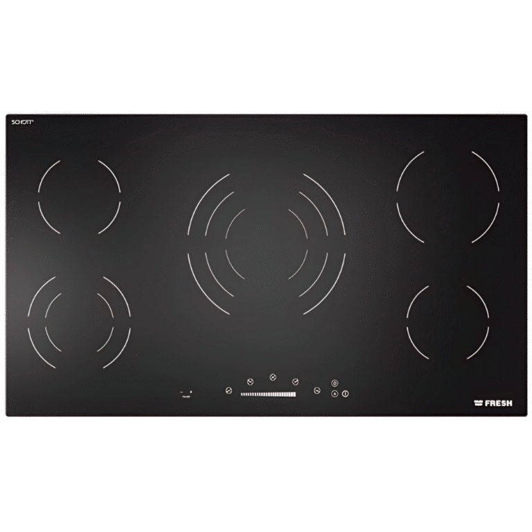 مسطح بلت-إن كهرباء فريش – 5 شعلات – 90 سم، موديل (VTC 5 Zone)