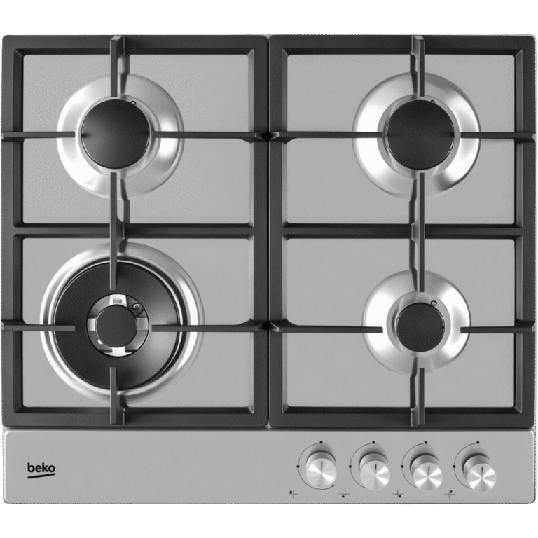 _مسطح غاز بيكو بلت إن 60 سم 3 شعلات + مقلاة حوامل زهر (HIAW 64225 SX)