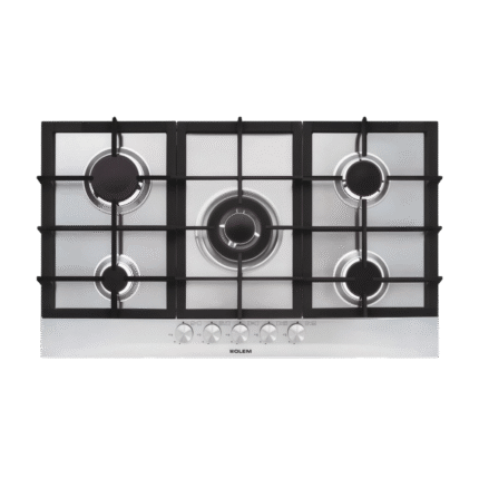 _مسطح غاز جليم جاز بلت إن 90 سم -5 شعلات حوامل ثقيلة (GT955HIX)