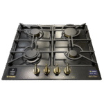 _مسطح غاز فريش بلت إن روستيك 60 سم 4 شعلات أسود 500009612