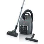 مكنسة بوش Home Professional Series 8 بلون أسود، أداء قوي بكيس غبار كبير السعة، نظام فلترة HEPA، وضجيج منخفض لتنظيف احترافي متكامل.